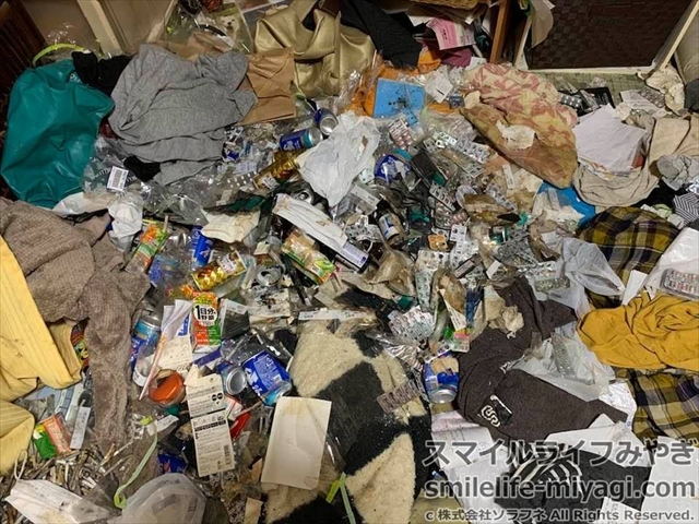 孤独死 ゴミ屋敷状態の汚部屋で特殊清掃 遺品整理 宮城県塩釜市 スマイルライフみやぎブログ